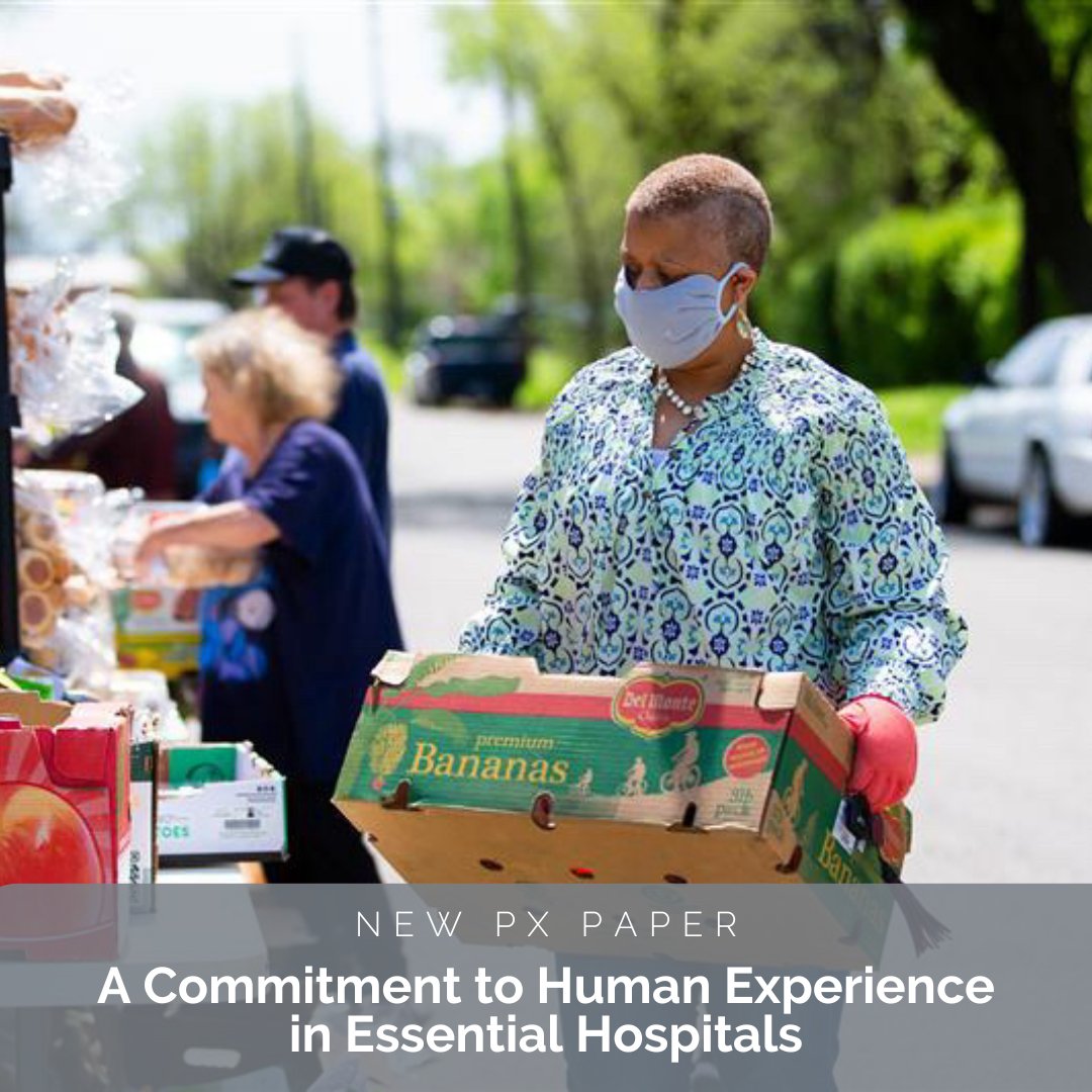 The newest PX Paper highlights the innovative practices of essential hospitals in enhancing the human experience in healthcare. 

Download the Paper ow.ly/ny8950SCA0K