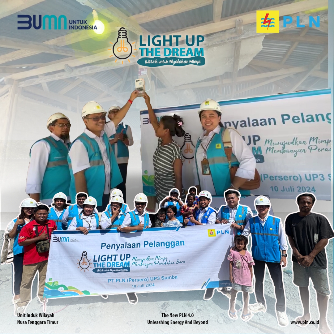 pln_ntt's tweet image. #UP3 Sumba
PLN UP3 Sumba melakukan Penyambungan Listrik bagi pelanggan Kurang mampu di Lingkungan UP3 Sumba. Program Bantuan ini merupakan program rutin dan inisiatif yang berasal dari pegawai PLN UP3 Sumba.
Kali ini, penyalaan LUTD UP3 Sumba di lakukan bersama-