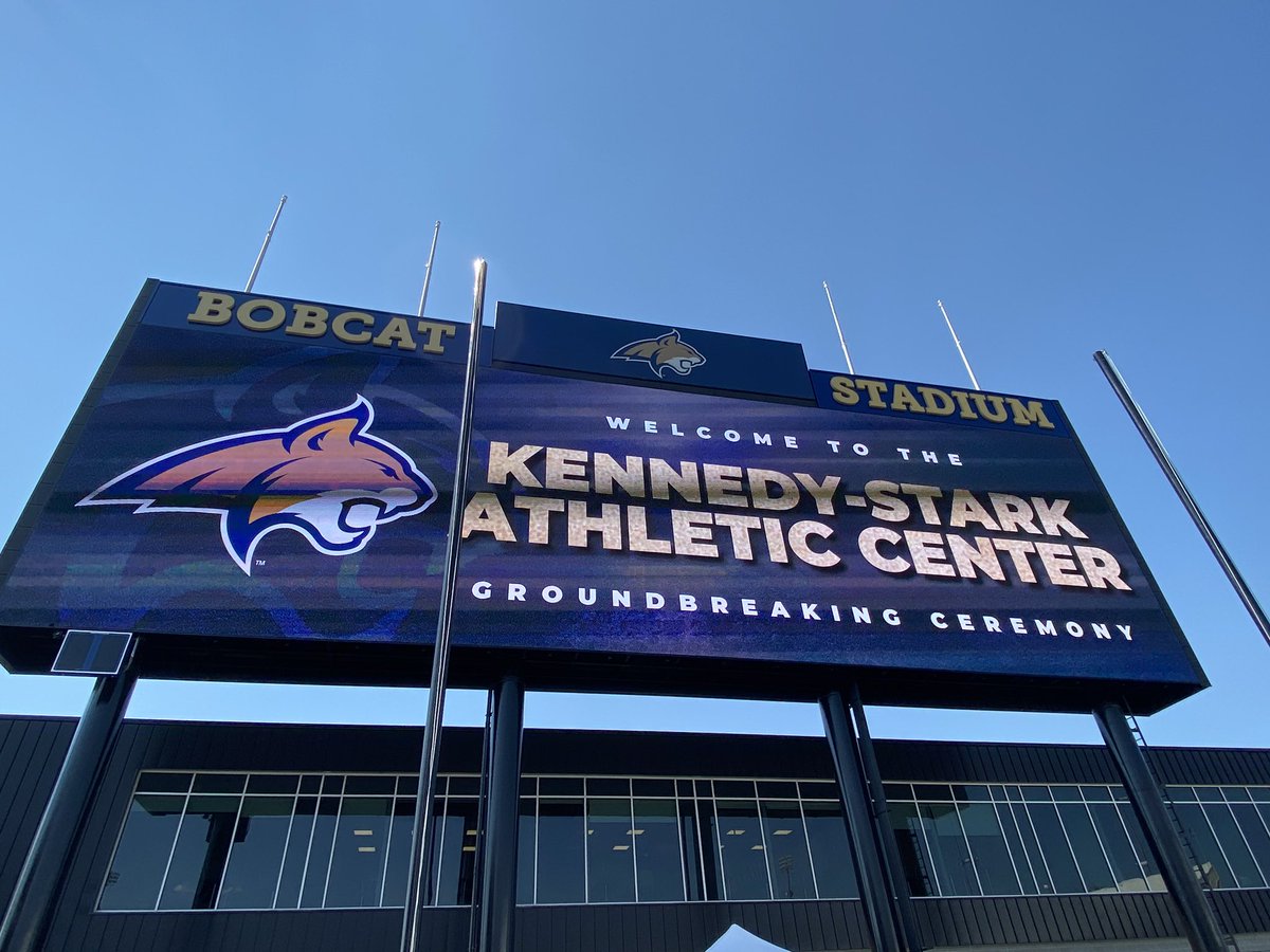 Montana State’s new Indoor Athletic Facility will be named after former track and field coaches Dale Kennedy and Rob Stark, per MSU AD Leon Costello.