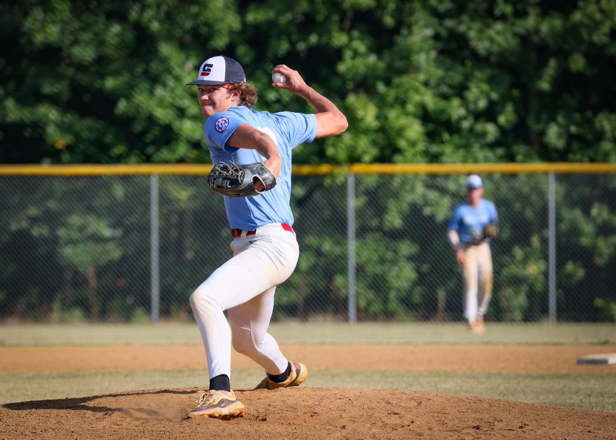 In Game 1 vs Manassas, Kam Wilharm <a href="/kameron_wilharm/">kameron wilharm</a> got the W!
6 IP 6H 5K 2 ER