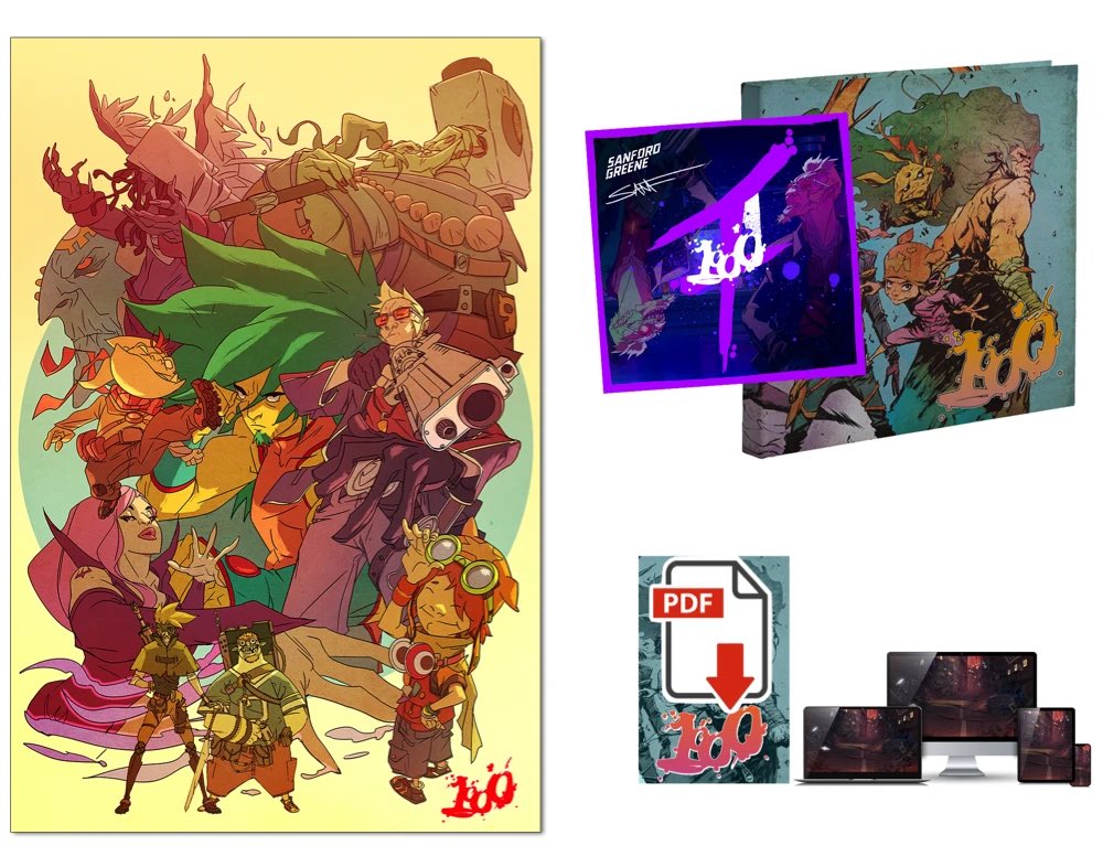Sanford Greene’s 1000, now on Zoop, has SO MANY backer rewards available, including the Virotta Bundle! Get the 1000 softcover graphic novel with a bookplate SIGNED by Sanford Greene, a 8.5”x11” pearlescent print, &amp; all digital rewards!

tinyurl.com/5br37za5