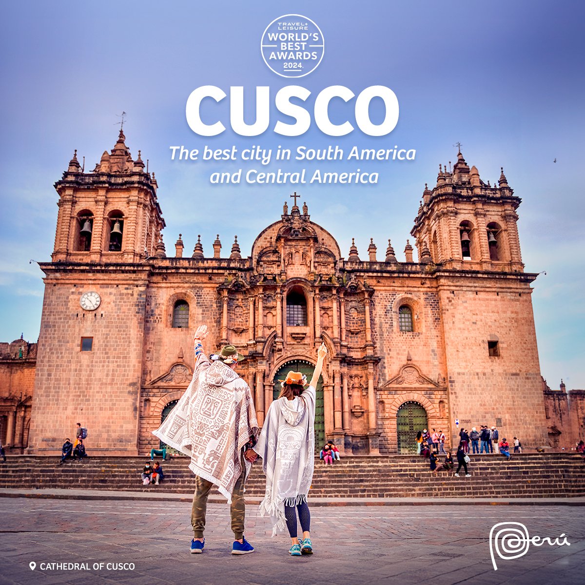 peru's tweet photo. GREAT NEWS! 🇵🇪💯
More than 180 thousand readers of the @TravelLeisure portal have chosen #Cusco as the best city in South America &amp; Central America. This ranking also includes the city of #Lima that was ranked 4th place. 

Discover more: https://t.co/kEVcKpbDWJ

#MarcaPerú #Peru https://t.co/bEgIUjs9yJ
