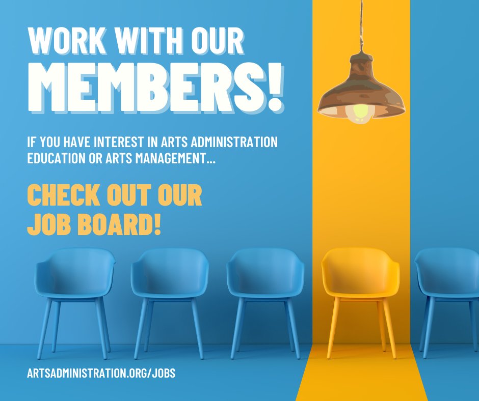 Did you know that AAAE has a job board? Check out the latest listings here: artsadministration.org/artsadminjobs/

Job postings are FREE for AAAE members and $100 for non-members. If you'd like to post a job, please send us a message at hello@artsadministration.org and we'll help you out.