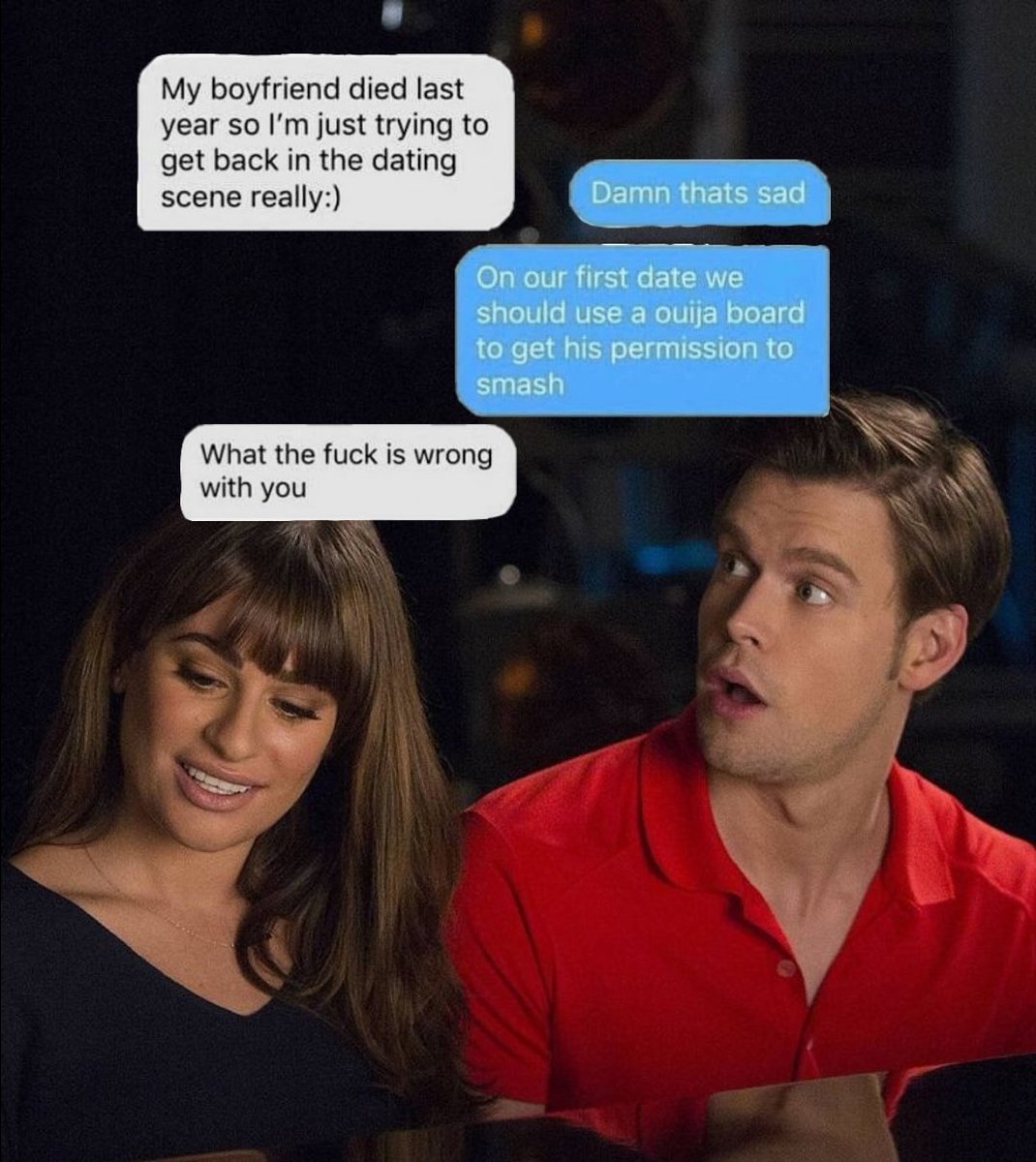 head_empty05's tweet photo. #Glee Textposts pt.4
#SamEvans and his girls lol https://t.co/VYEWanJsJY