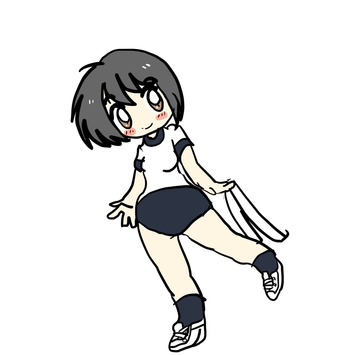 「おはようございます 」|塩粥のイラスト
