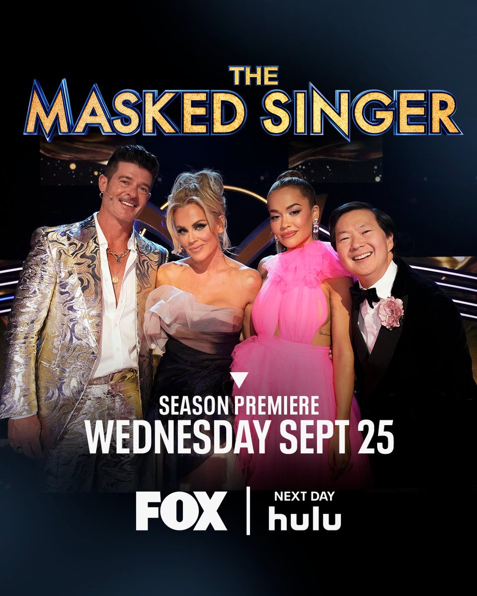 Back and better than ever. 🎭

Season 12 of #TheMaskedSinger returns Wednesday, September 25 on <a href="/FOXTV/">FOX</a>!