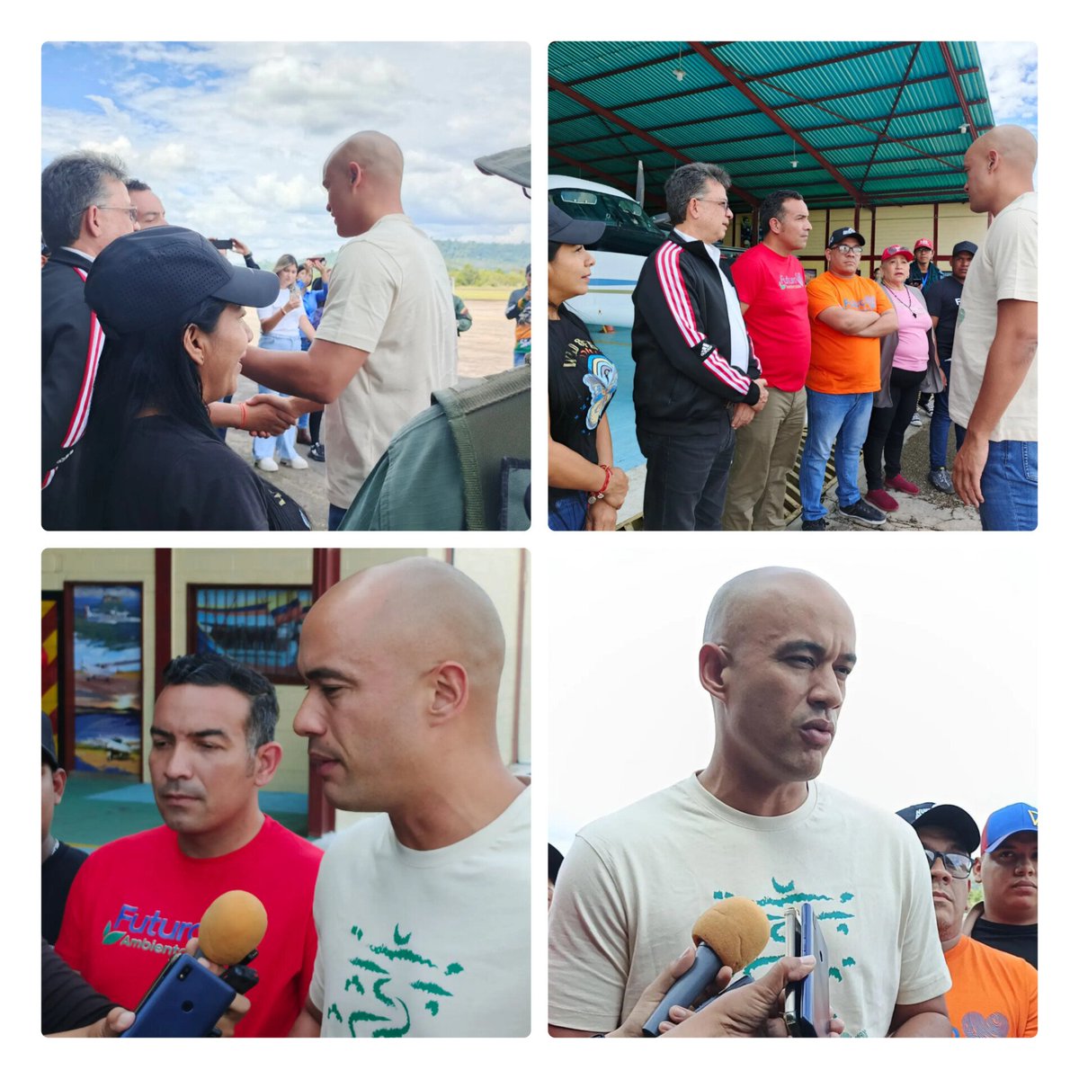 #Hoy recibiendo la visita del Coordinador Nacional del Movimiento Futuro  <a href="/HectoRodriguez/">Héctor Rodríguez C.</a> en #Amazonas tierra mágica.
