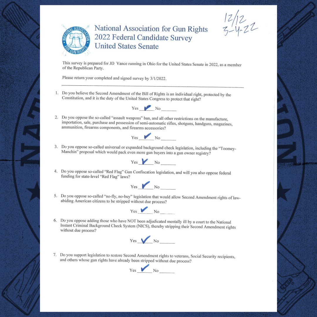 National Association for Gun Rights on X: &ldquo;Yesterday Trump 