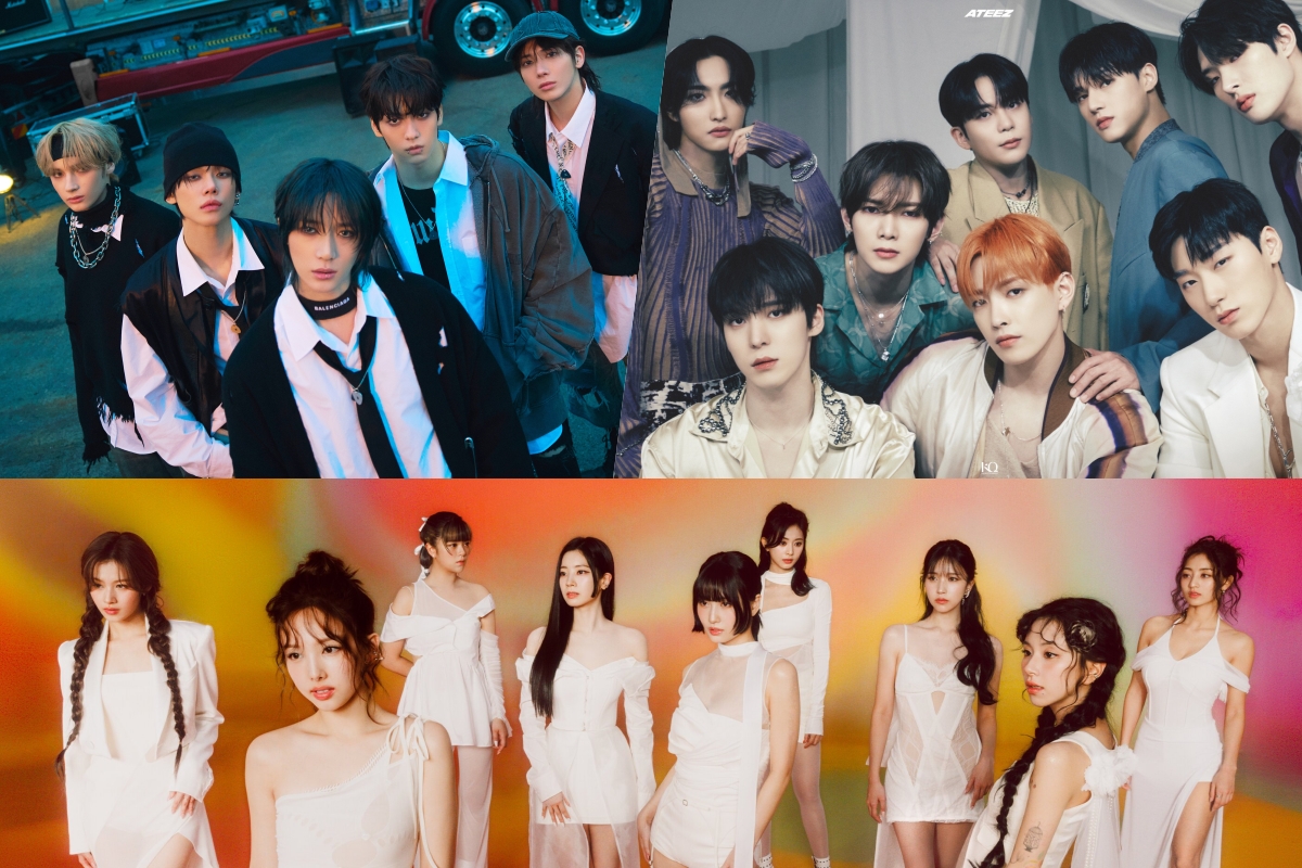 soompi's tweet photo. #TXT, #ATEEZ, And #TWICE Are Only Korean Artists To Make U.S. List Of Top 10 Best-Selling Albums In 1st Half Of 2024
https://t.co/aZixJi0WkS https://t.co/62JlElfCF1