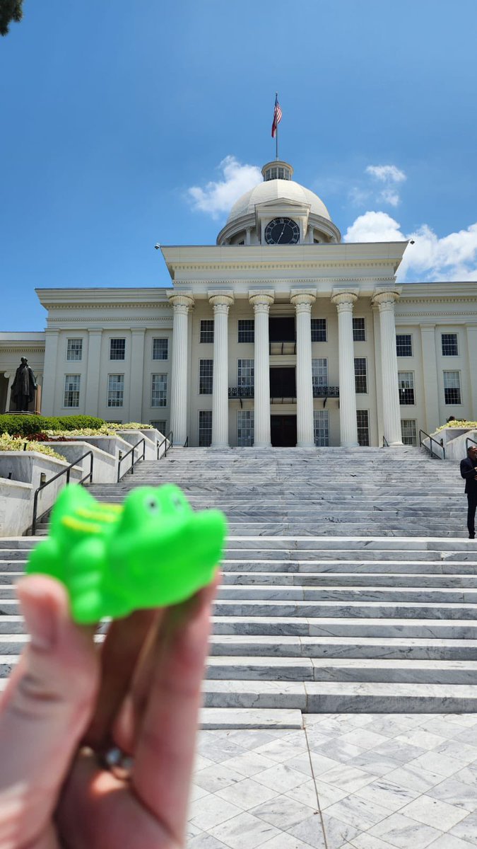 Another state capital visit today! ALABAMA State Capital: Montgomery, AL <a href="/OLE_Leopards/">Leonard Elementary</a>