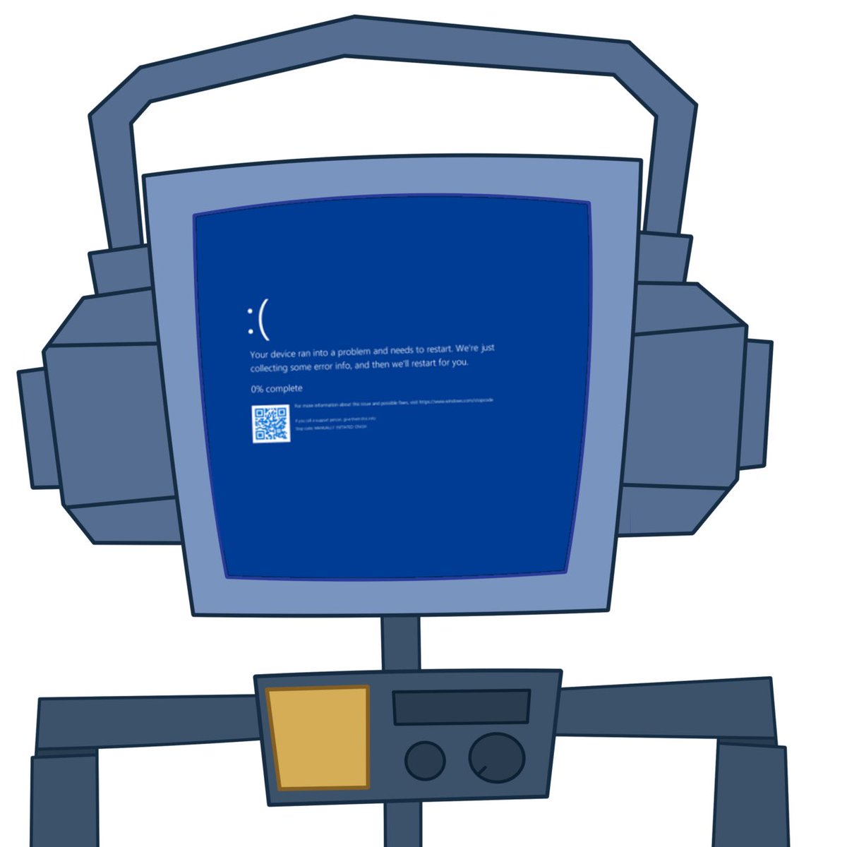 I may have accidentally broke him…