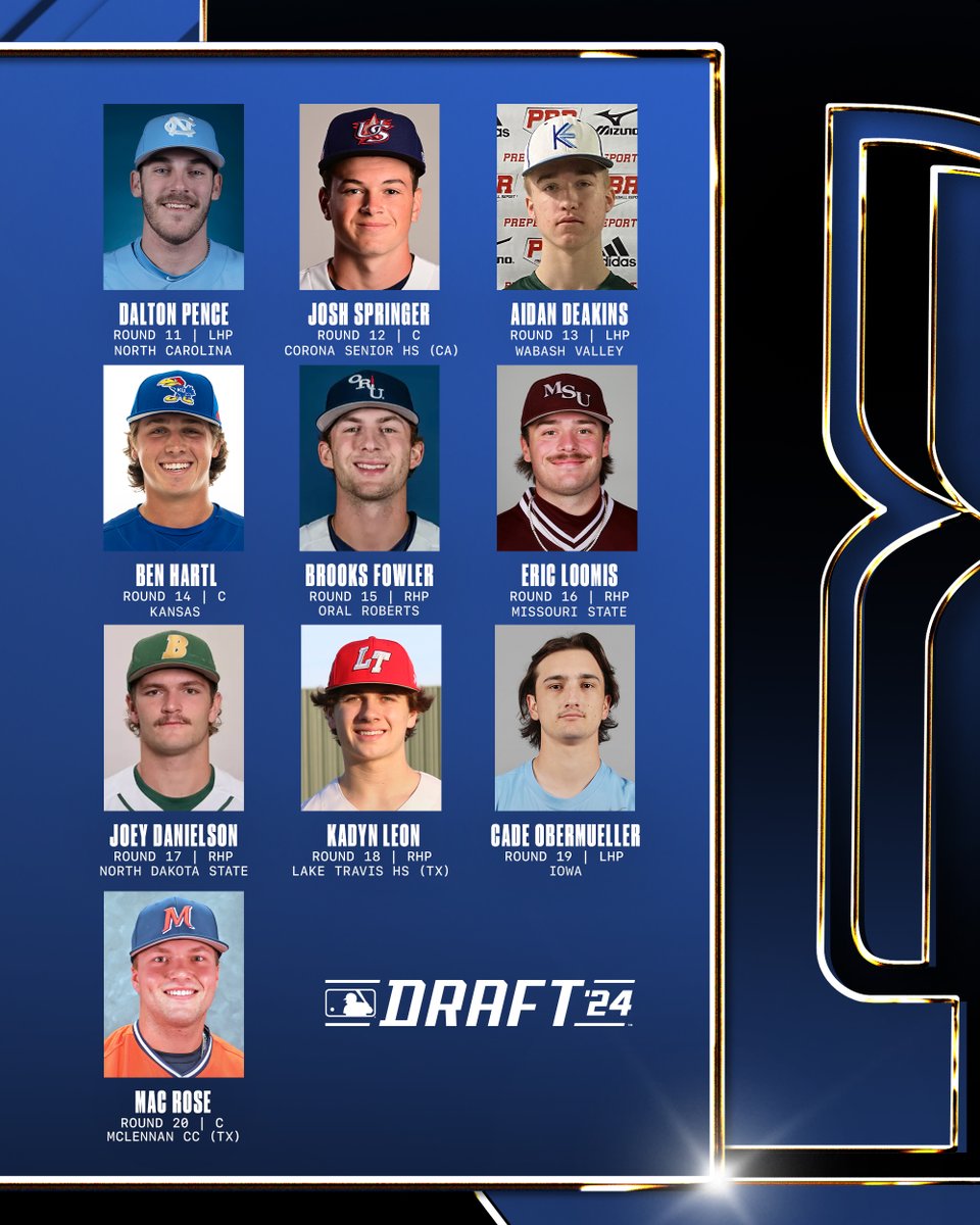 Thats a wrap on the 2024 MLB Draft!