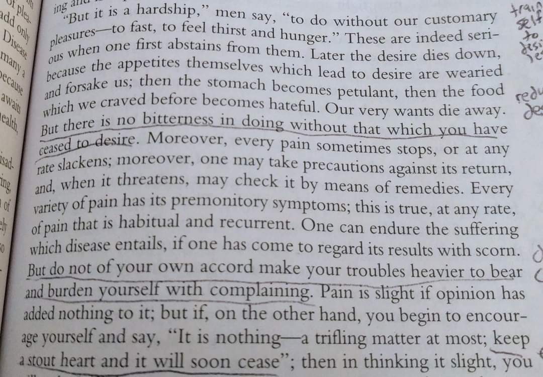StoicSolutions's tweet photo. "do not of your own accord make your troubles heavier to bear and burden yourself with complaining" - Seneca 

#Philosophy #StoicPhilosophy 

https://t.co/e3chZw41ly https://t.co/jROLWK4Gfj