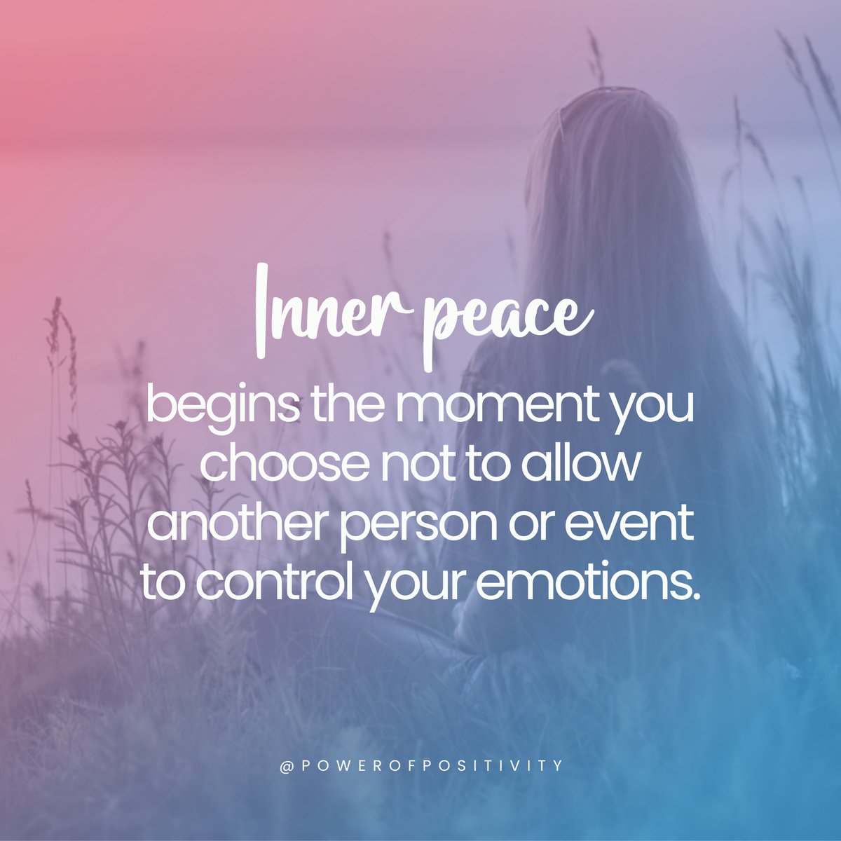 Inner peace...