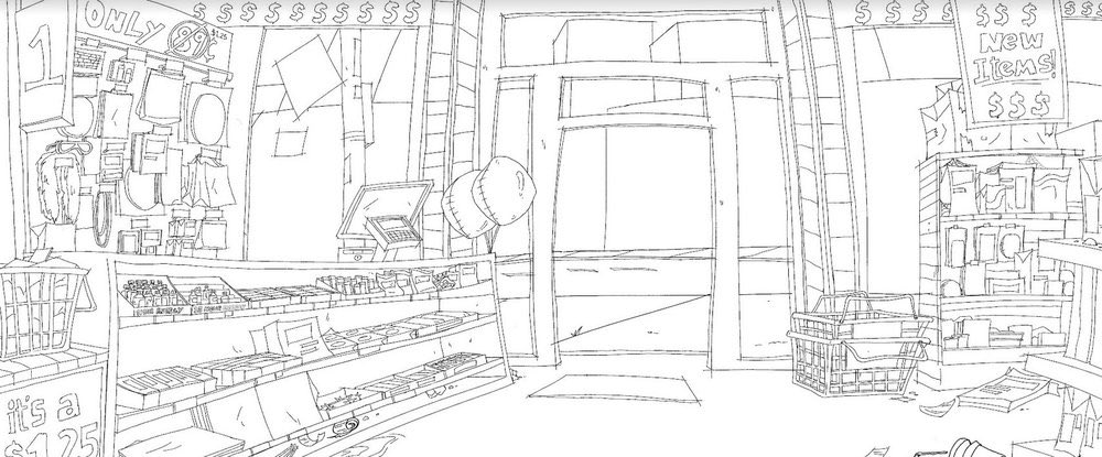 Some BGs from Netflix's Good times from 2022. Almost the opposite from my own personal style. 