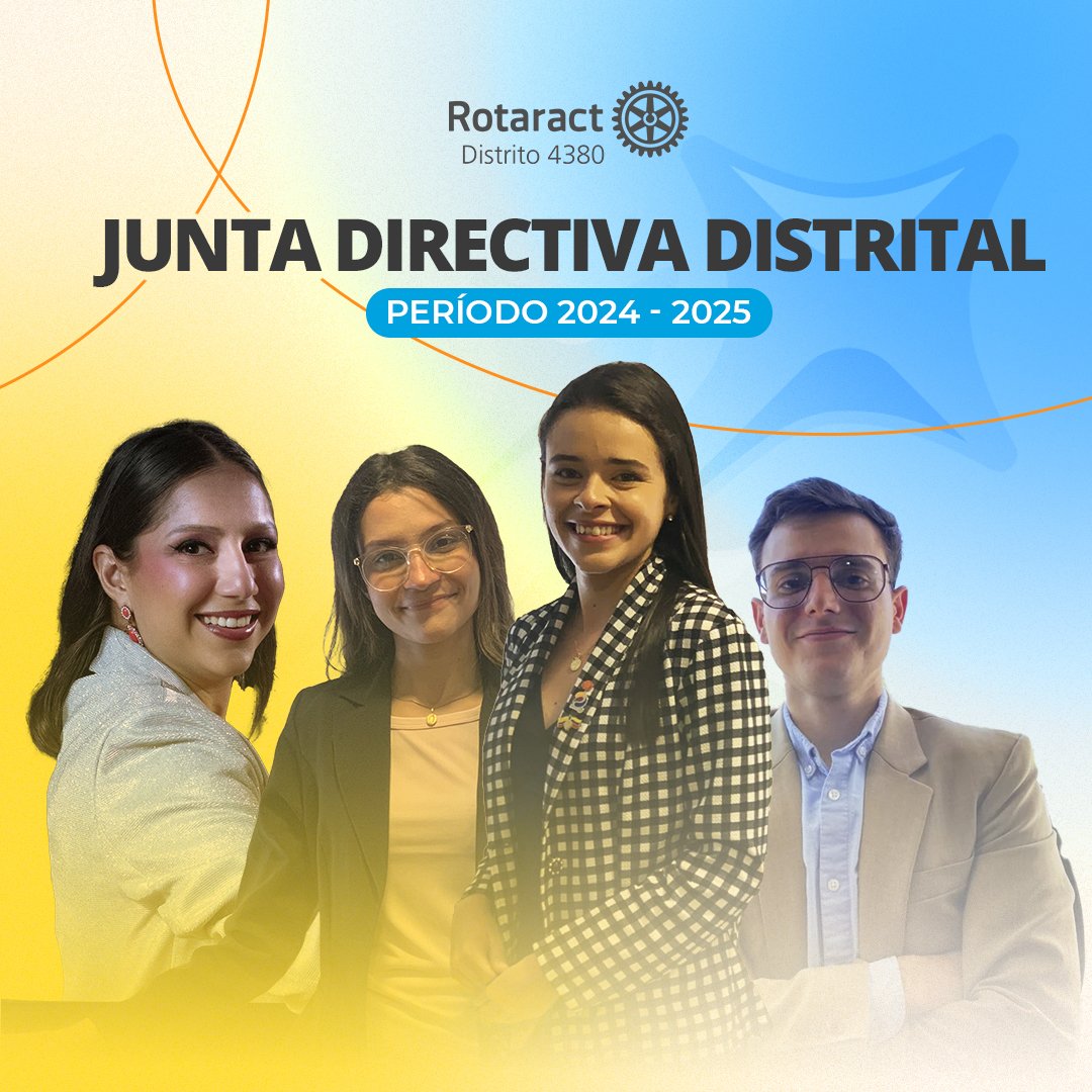 Entérate de quienes conforman nuestra ✨️Junta Directiva Distrital✨️ para este período 2024 - 2025