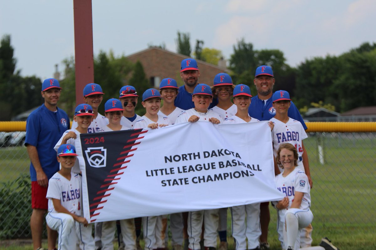 fargobaseball's tweet photo. Congratulations to the Fargo 12U Little League team for earning a spot in the Midwest Regional in Indianapolis!

Fargo will play South Dakota at 3 PM CT on August 2. ESPN+ will be streaming the game.

@LittleLeague https://t.co/seLBseRYbL