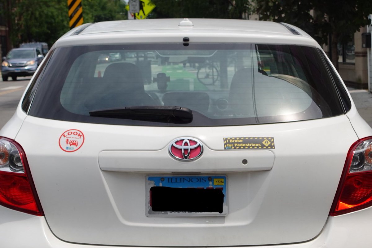 ChicagoSafe's tweet image. New Bumper Sticker Safety Campaign! 

What are motorist looking at all the time? 
 ⬇️
The back of other vehicles……
So, why not given them a little safety reminder.

DM us if you would like stickers for your vehicle of choice 🚗🚲🏍️

#bikechicago #bikechi #bumpersticker