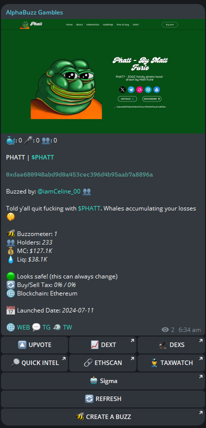 AlphaBuzz Gambles tweet media