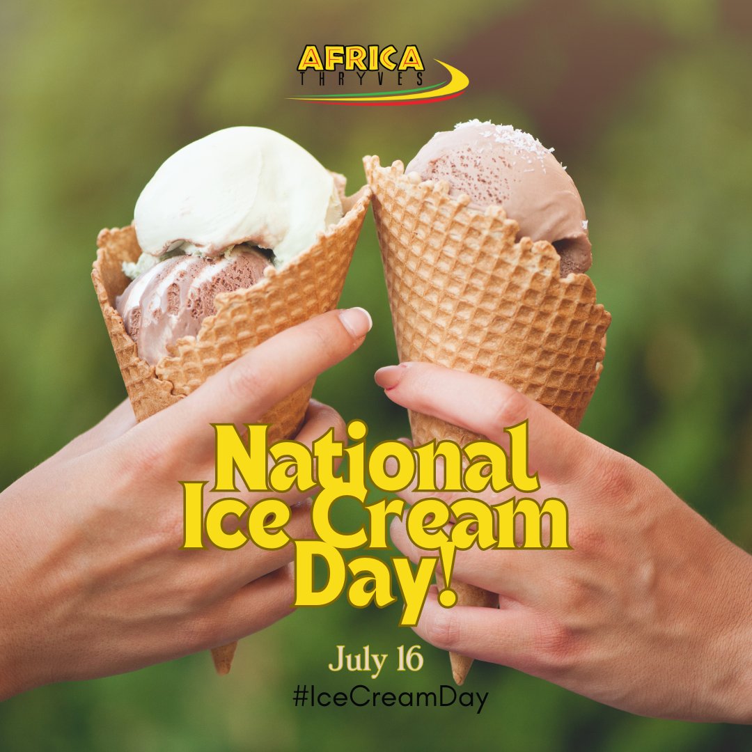 AfricaThryves's tweet image. Today, let's celebrate the simple joys and sweet moments that bring us hope. Enjoy your favorite ice cream and spread kindness wherever you go. 

Happy National Ice Cream Day! 🍦✨

#spreadkindness #HappyIceCreamDay #KindnessCollection #AfricaThryves