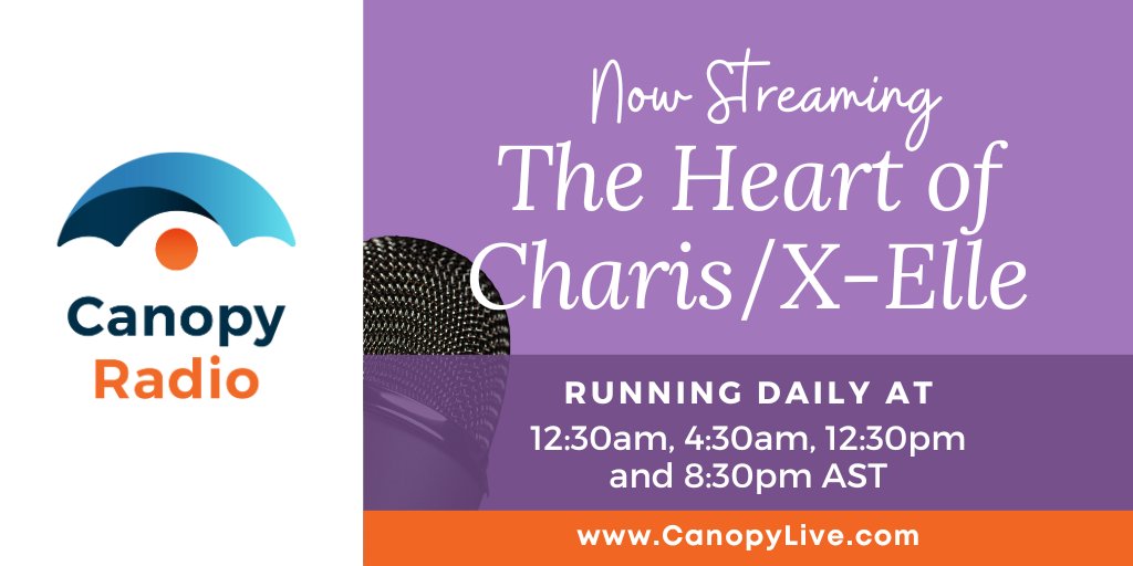 CongressWBN's tweet photo. Ladies, a new 'The Heart of Charis/X-Elle' programme is now airing on CanopyRadio. Listen in for another powerful extract from Marsha Youssef's teaching on "Refreshing and Renewal". https://t.co/alVr39dHA1