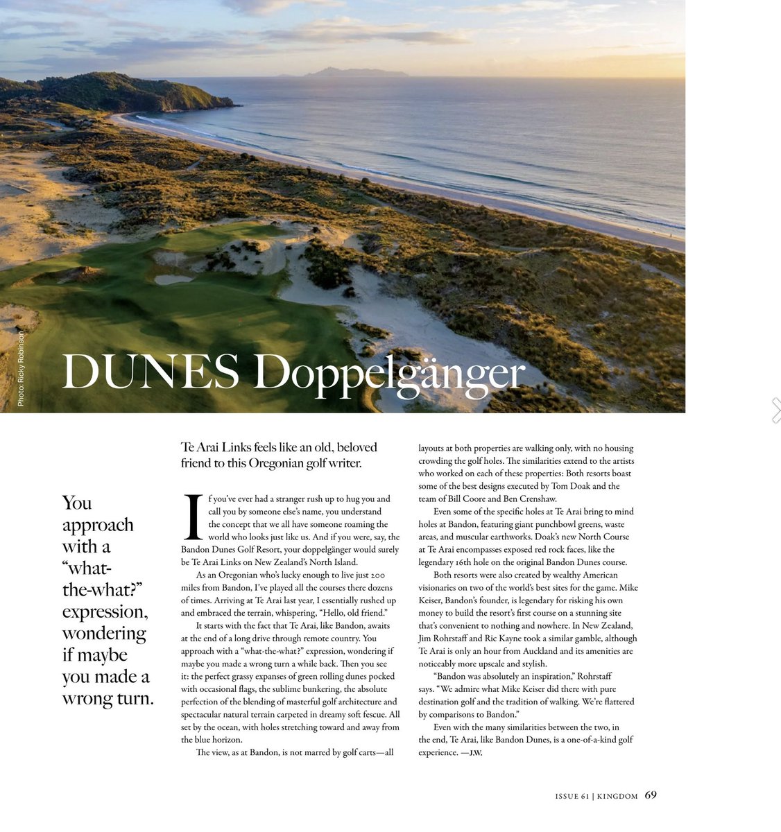 A trio of new stories in the recent edition of Kingdom Magazine . . .

kingdom.golf/product/kingdo…