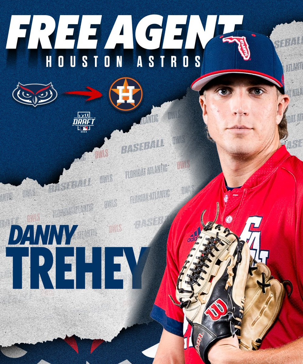 Kansas City ▶️ Boca Raton ▶️ Houston

Congratulations to Danny Trehey on signing as an undrafted free agent with the Astros! #WinningInParadise 

Full release: bit.ly/Trehey-Astros