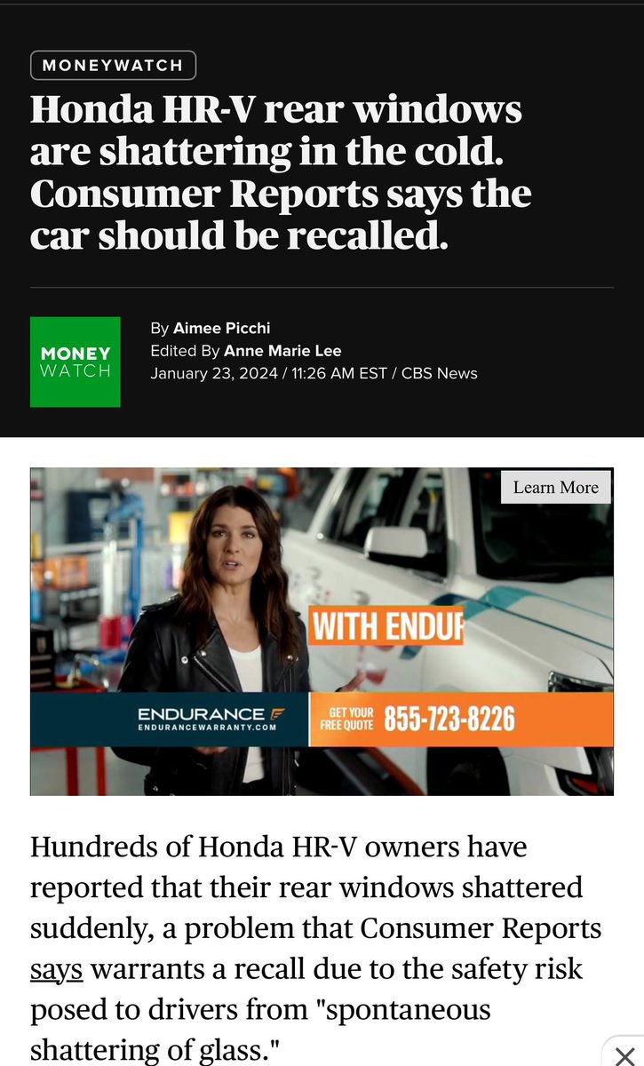 weh2nice's tweet photo. @Honda is aware of this but refuses to make it a recall. Took my car to @Honda today and they’re like…oh we’ve had this other guys car since March bc Honda has no plan on how to fix this 👀😒😩
They are trying to say it happens in the cold but clearly it was 90 here on Sunday https://t.co/LI94hvPcCn