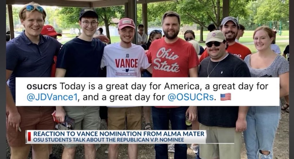 It’s almost like it’s never been over — like we’ve always been so back. @JDVance1 <a href="/OSUCRs/">The Ohio State College Republicans</a>