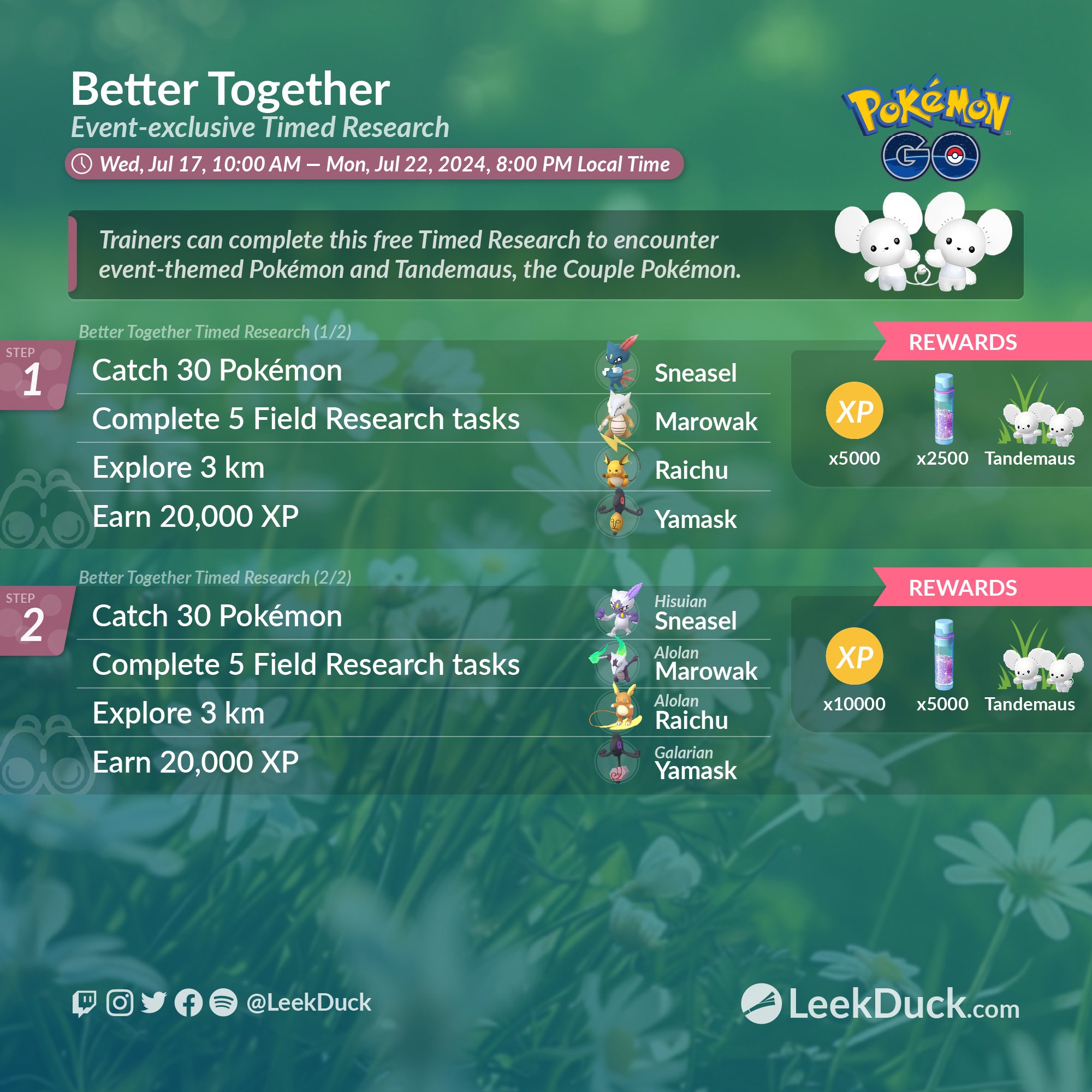 Leek Duck 🦆🤝👖 on X: &ldquo;Better Together - Event-exclusive Timed 