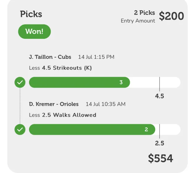 PropPlaymaker's tweet image. Hittin' it out the park! ⚾ 🚀 

Ez MLB sweep on #SleeperApp and ParlayPlay 🤯

Xclusive access to my plays + 3 days FREE ⤵️

dubclub.win/r/p/pri-j7vaf/… 

#GamblingX