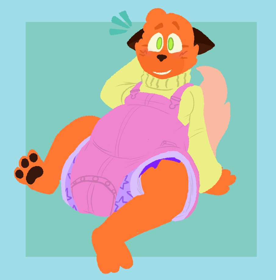 Pawmper's tweet image. Diaperfur stuff

I don&apos;t think he can even walk in those, but he wouldn&apos;t want to anyway