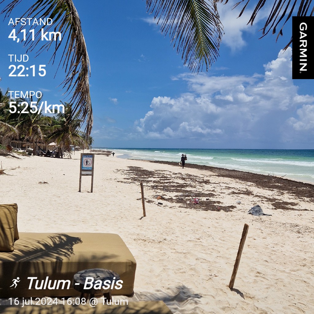 RunningAbove50's tweet image. Bare foot running along the beach of Tulum, Mexico. #garmin #beatYourself #fit50to65 #tulum