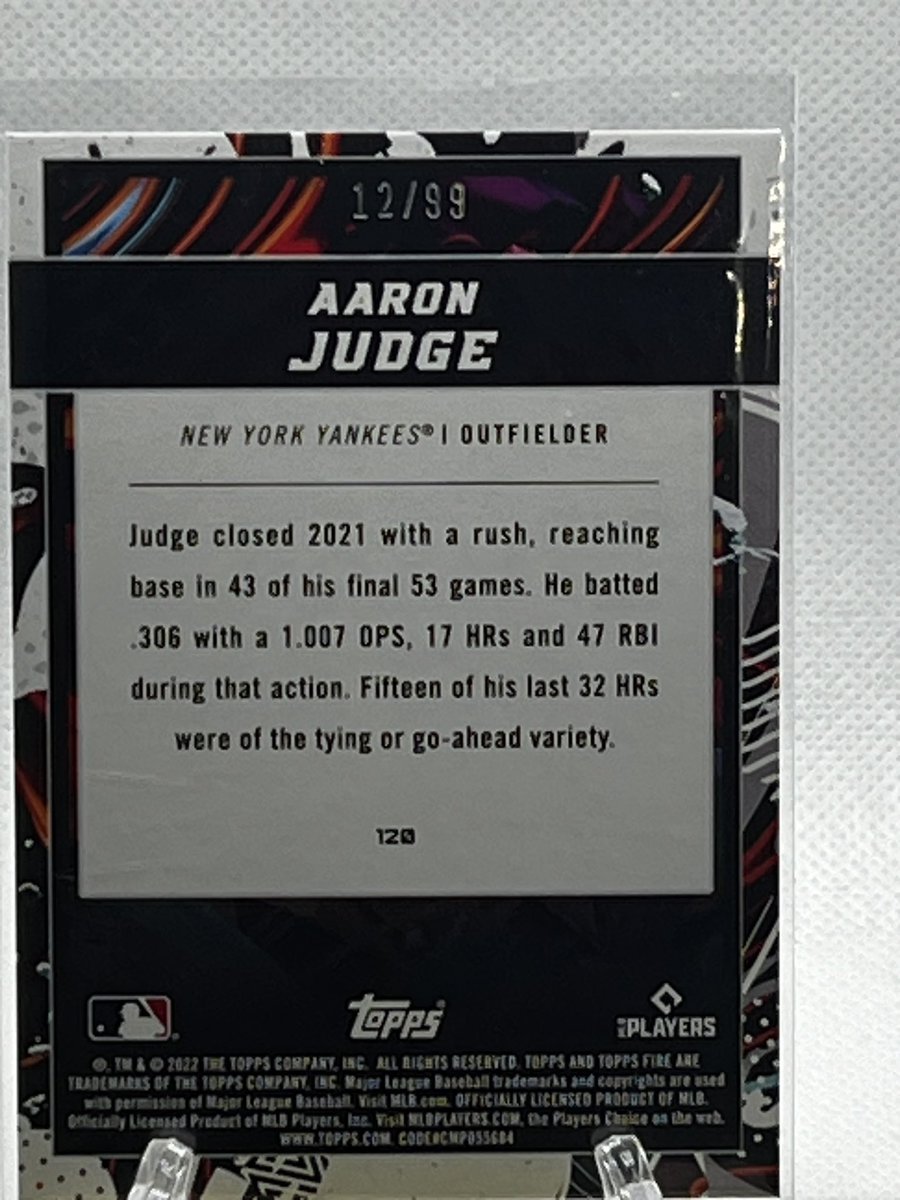 MSUSPORTSCARDS's tweet image. Aaron Judge Fire Purple 12/99 $10 pwe
Jose Ramirez 87 insert blue $6 pwe 
@CardHobbyRTs @CardboardEchoes @HobbyRetweet_ @sports_sell @ILOVECOLLECTIN1