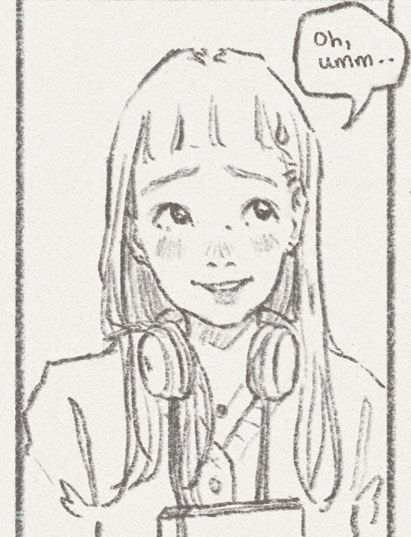 riniapple's tweet photo. Today I’m just sharing a super simple line art drawing from a panel of my comic, “Heart on a Stale Canvas”. I’ve now moved on to coloring, so I’m working steadily on that ٩(^‿^)۶ #webcomic #graphicnovel #WebtoonCanvas #Webtoon #comicpage https://t.co/HECpkwn65m