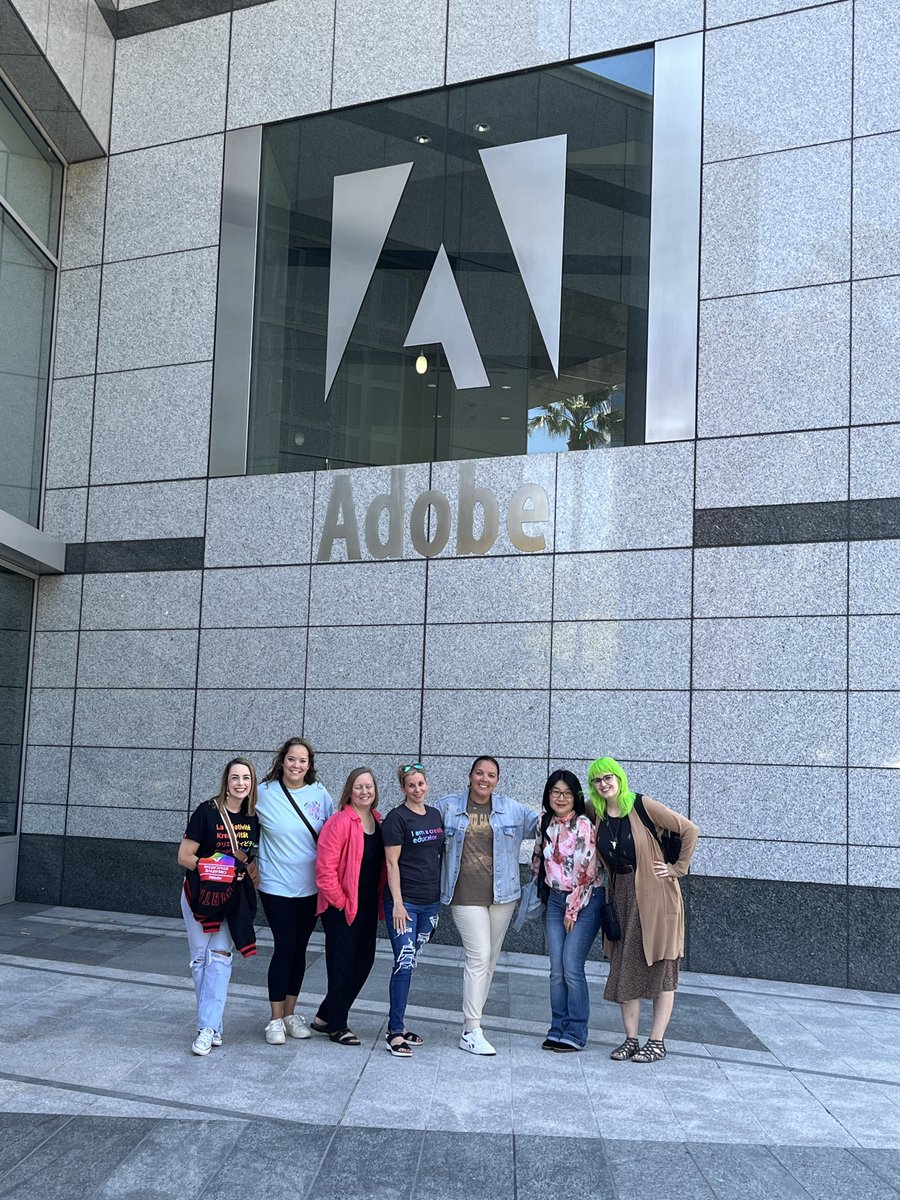 We’re here!

📍 <a href="/Adobe/">Adobe</a> San Jose, CA
#AdobeEDUCreative