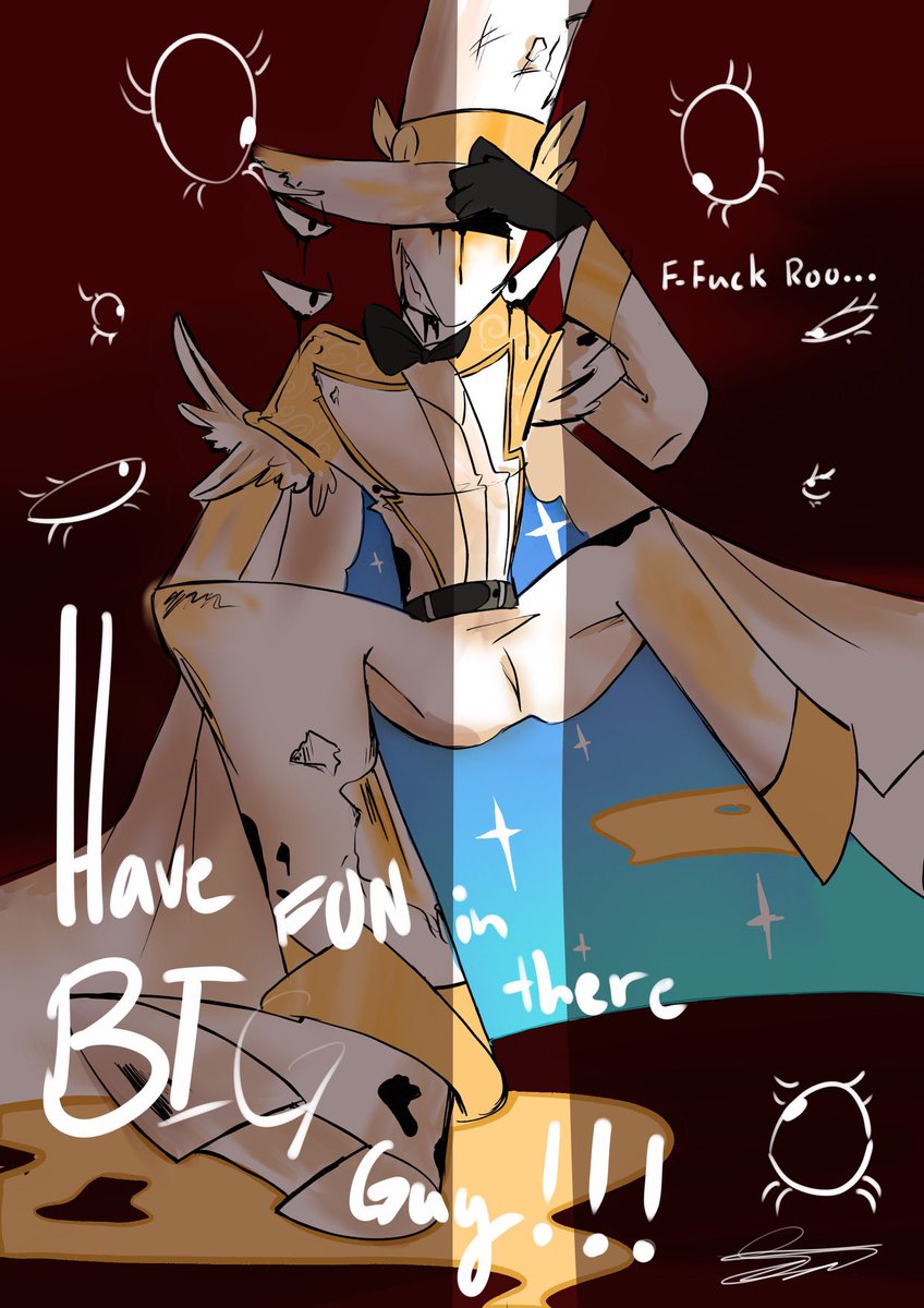 Finished it- I’m very proud of Roo’s eyes :3 #HazbinHotel # ...