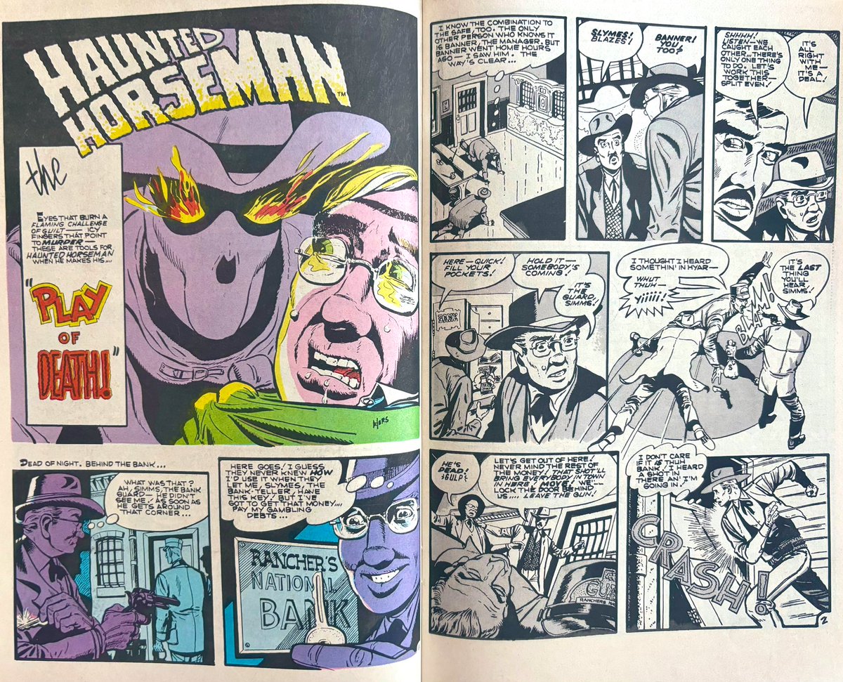 DallanB's tweet photo. These reprints were a great way to get a taste of some 1950s Western fun without Golden Age prices.
Dig those photo covers.
#TheDurangoKid #1 (1990) from
#Americomics 1/2 https://t.co/ldaH8zFpZr