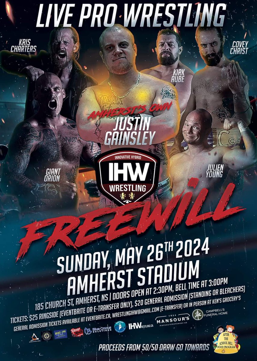 WrestlingIHW's tweet photo. @TheRock we saw your video mentioning your father's hometown of Amherst, Nova Scotia 🇨🇦  We had a show in Amherst this past May &amp; returning next year. Open invitation to come to the Maritimes anytime 🤝 https://t.co/KnosppLBkQ