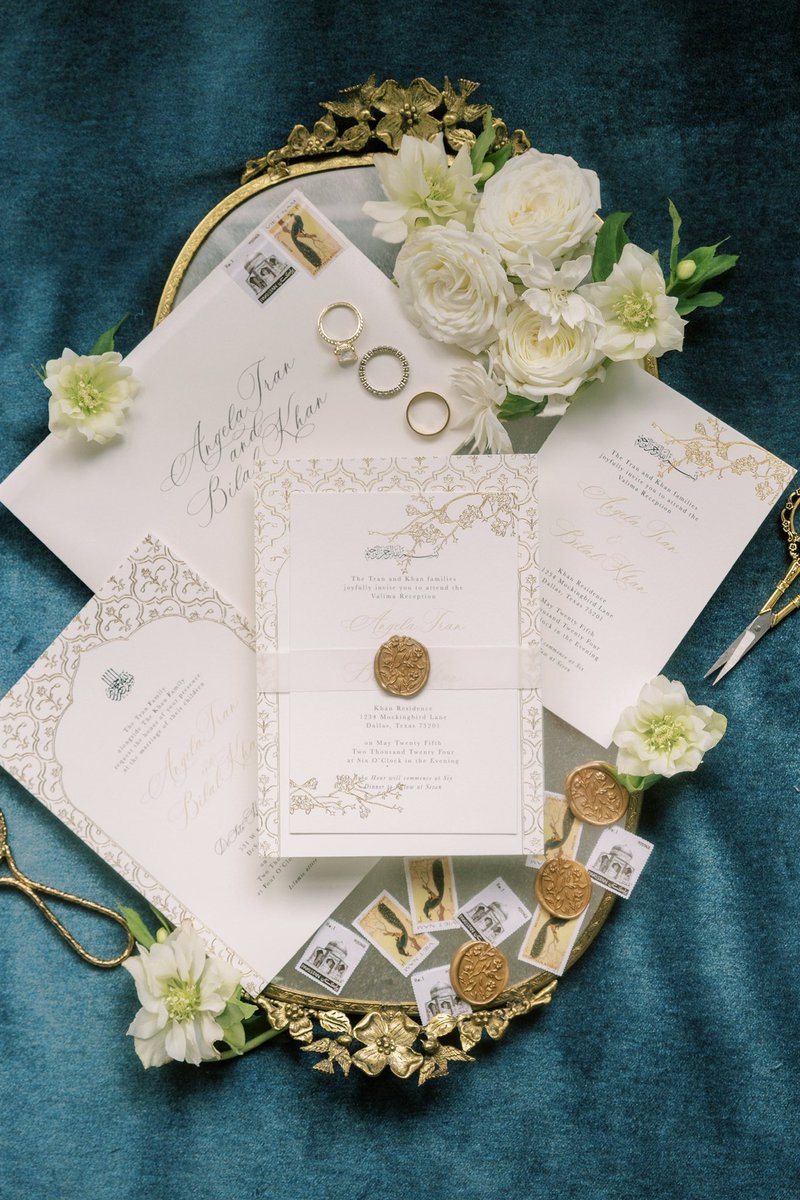 arab &amp; desi wedding invites made by me 💌✍🏼