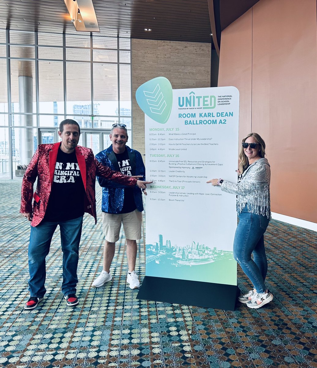Nicole Ey (@principaley) on Twitter photo Thanks for ‘SHAKING IT OFF’ with us! <a href="/palazzopves/">Robert Palazzo</a> <a href="/cturnbull15/">Chris Turnbull</a> <a href="/NAESP/">National Assoc. of Elementary School Principals</a> 
#principalsUNITED #principalera Thanks for ‘SHAKING IT OFF’ with us! <a href="/palazzopves/">Robert Palazzo</a> <a href="/cturnbull15/">Chris Turnbull</a> <a href="/NAESP/">National Assoc. of Elementary School Principals</a> 
#principalsUNITED #principalera