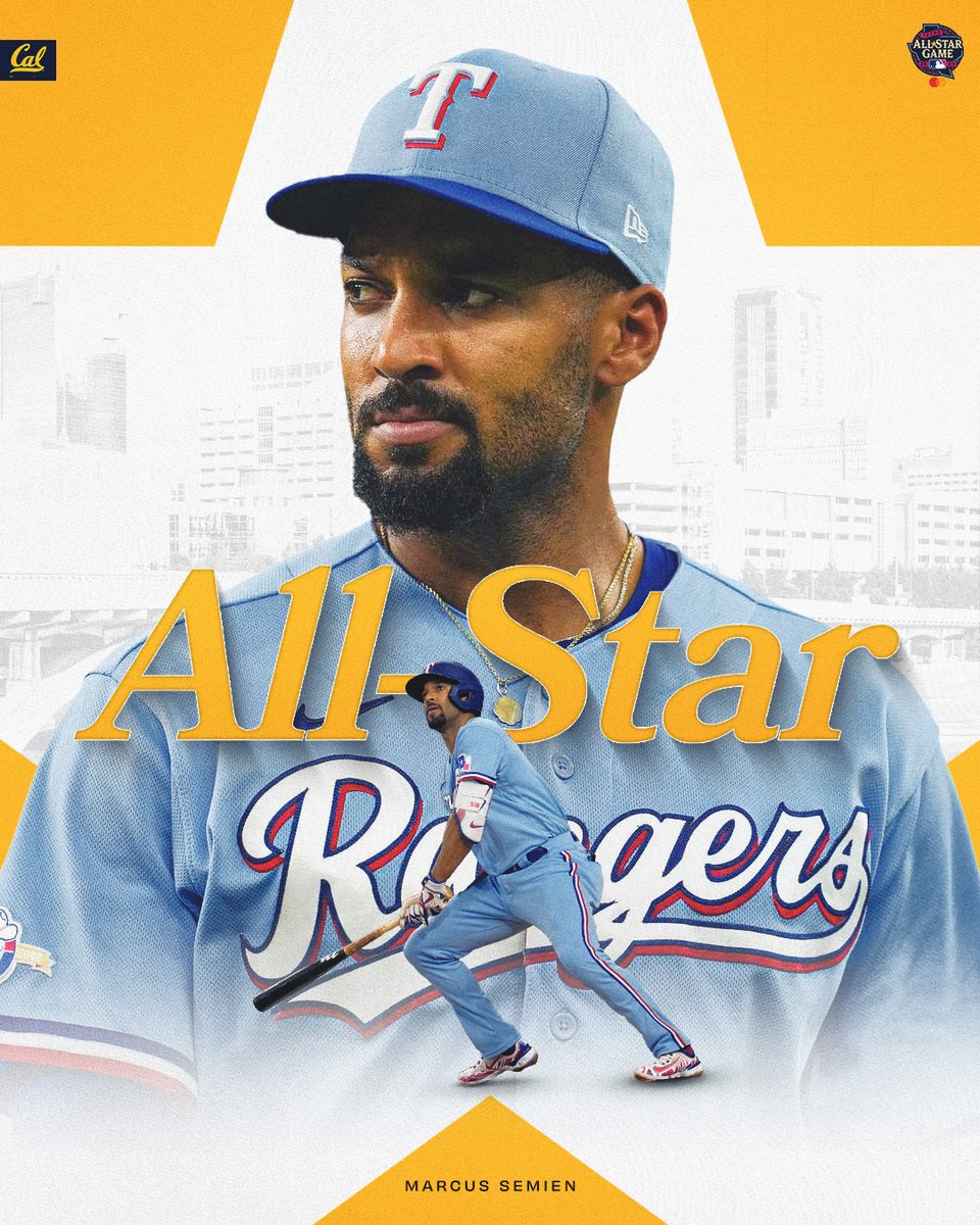 CalBaseball's tweet photo. Leading all AL second basemen in runs (61), RBI (51) and bases on balls (38), while ranking second in at bats (385), hits (93), home runs (13) and total bases (151) at the break will make you a starter in the All-Star Game.

Congrats and good luck, Marcus.

#GoBears | #ProBears https://t.co/usuMmMyoxO
