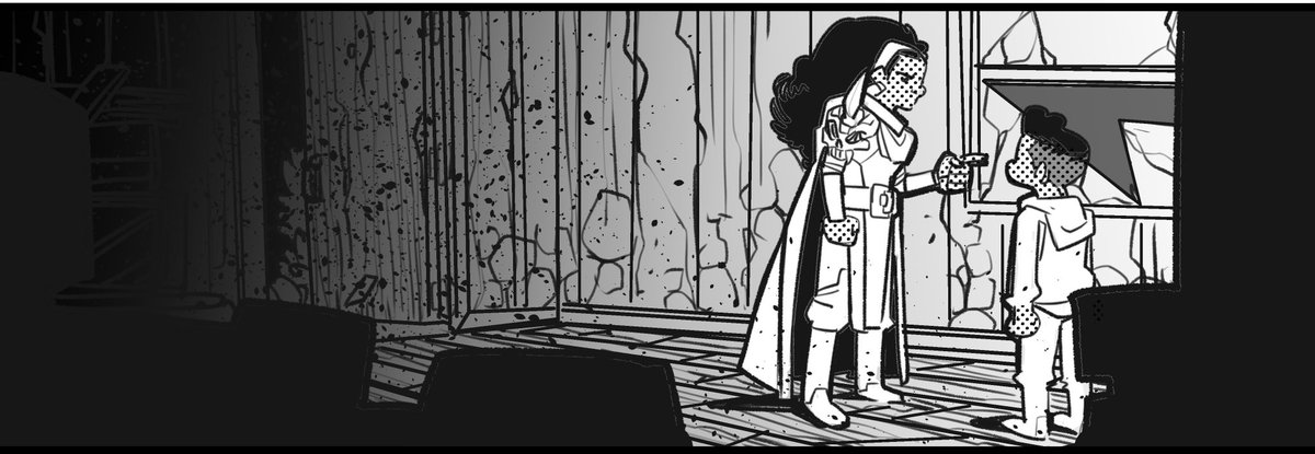 DamooseSeth's tweet image. Panel from a project I’ve been slowing plugging away at #TooCartoony #ComicsAreForEveryone #MakeComics