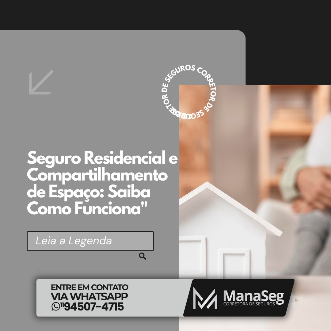 ManasegS's tweet photo. 🔒 Seguro Residencial e Compartilhamento de Espaço: Saiba Como Funciona!

🏡 Com a Manaseg Corretora de Seguros, você protege seu lar e ainda tem a flexibilidade de compartilhar seu espaço com segurança. Nossa equipe está pronta para ajudar você a encontrar a melhor solução. https://t.co/xDLaqdXSDj