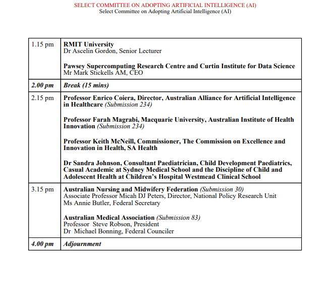 TonySheldonNSW's tweet photo. The AI inquiry hearing continues today in Canberra. As Chair, we'll discuss AI in environmental monitoring & conservation, energy demands of AI data centres, AI surveillance, environmental impacts, and the potential of AI in healthcare & transport systems. #AIinquiry