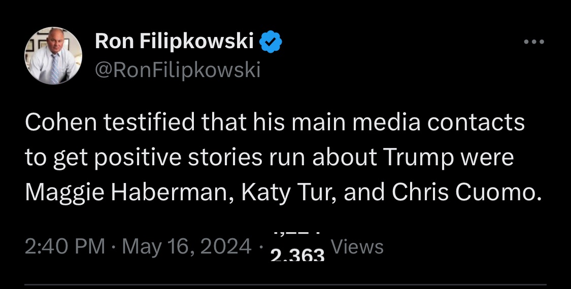 In case you were wondering how it is that someone with the last name Trump ended up on MSNBC, remember what Michael Cohen said under oath about the original Kat Turd.
