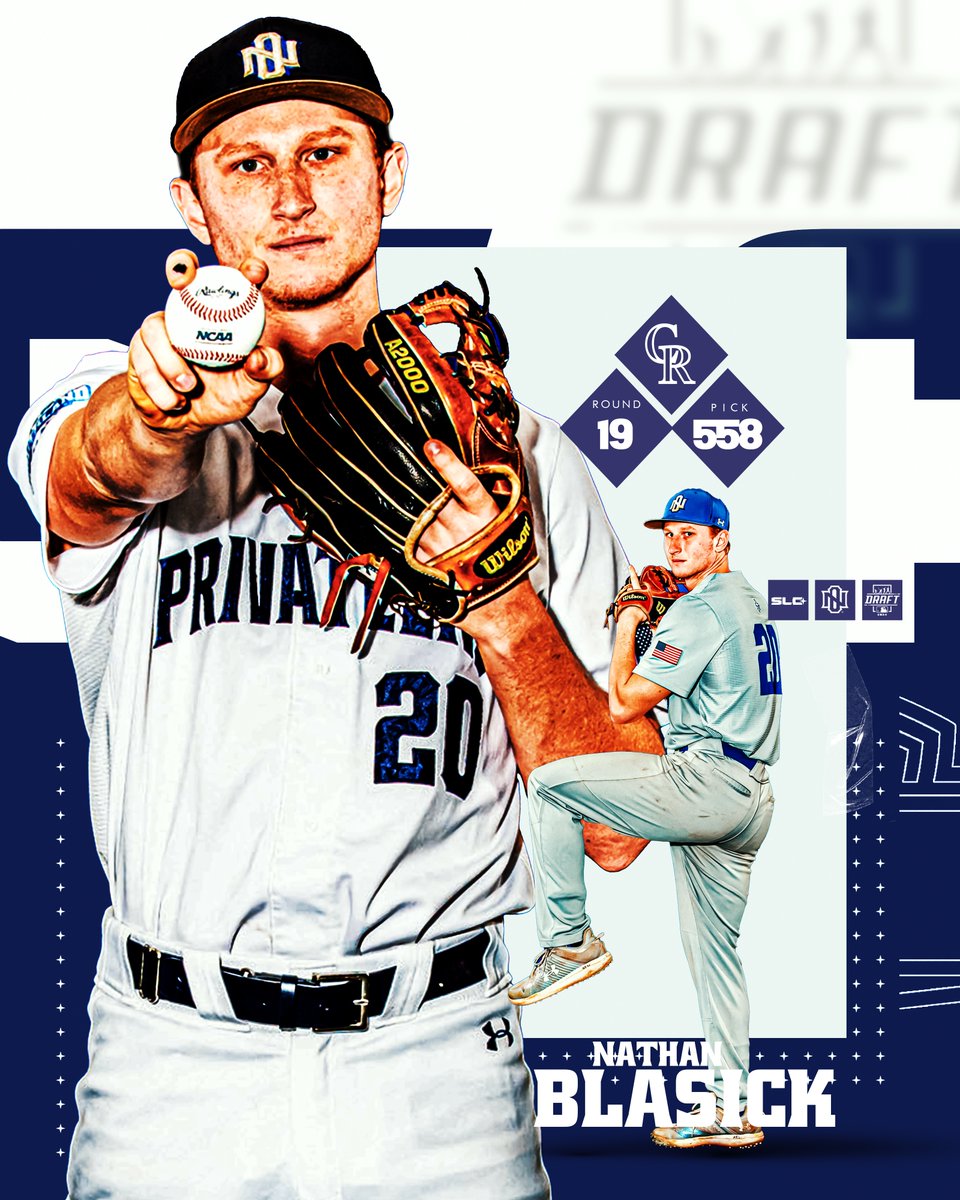 BLASICK TO THE ROCKIES

New Orleans pitcher Nathan Blasick has been selected in the 19th round by the Colorado Rockies in the MLB Draft!

#EarnedEveryDay