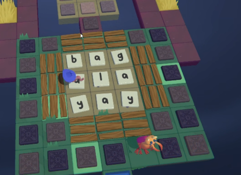 New jam game coming this week! Wormspell is a spelling fantasy game where you're a worm wizard in a world of illiterate bugs.