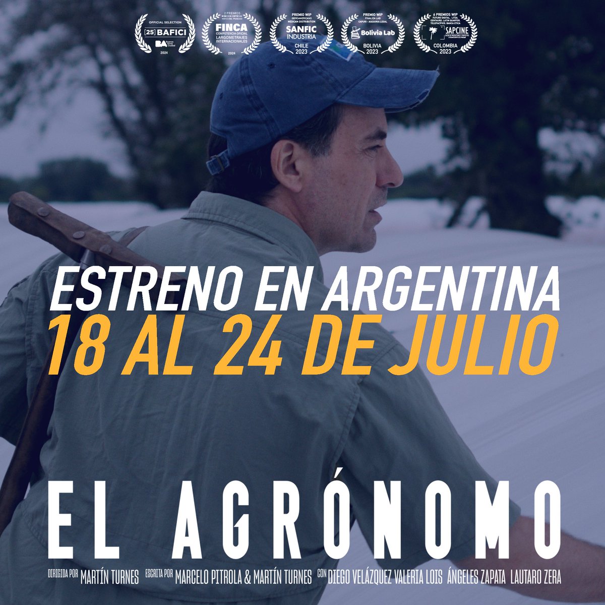 martinturnes's tweet photo. Este Jueves 18 de Julio estrenamos @ElAgronomoFilm en Argentina y nos vamos de gira por Santa Fe y Entre Ríos a presentar la película!

A continuación todas las salas, que son muchas, cada una con su flyer!

#elagronomofilm #cineargentino #defiendocineargentino #culturaargentina https://t.co/eQon5zHFAd