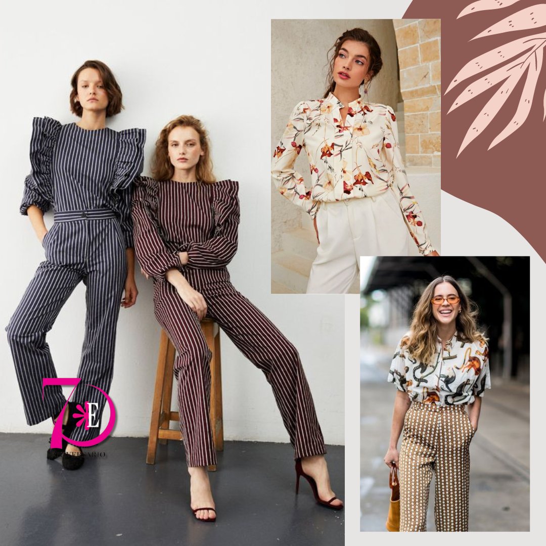Estampas's tweet photo. #Estampas | Los #estampados le aportan elegancia a cada look. Hoy te revelamos las claves para combinarlos y lucirlo con #estilo:
Llévalos con prendas del mismo tono
Evitar usar más de dos diseños
Úsalos en todo el atuendo https://t.co/G88LJ6jGN4